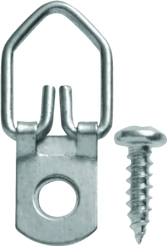 OOK Zinc D-Ring Hanger 30 Lb 1 Pk