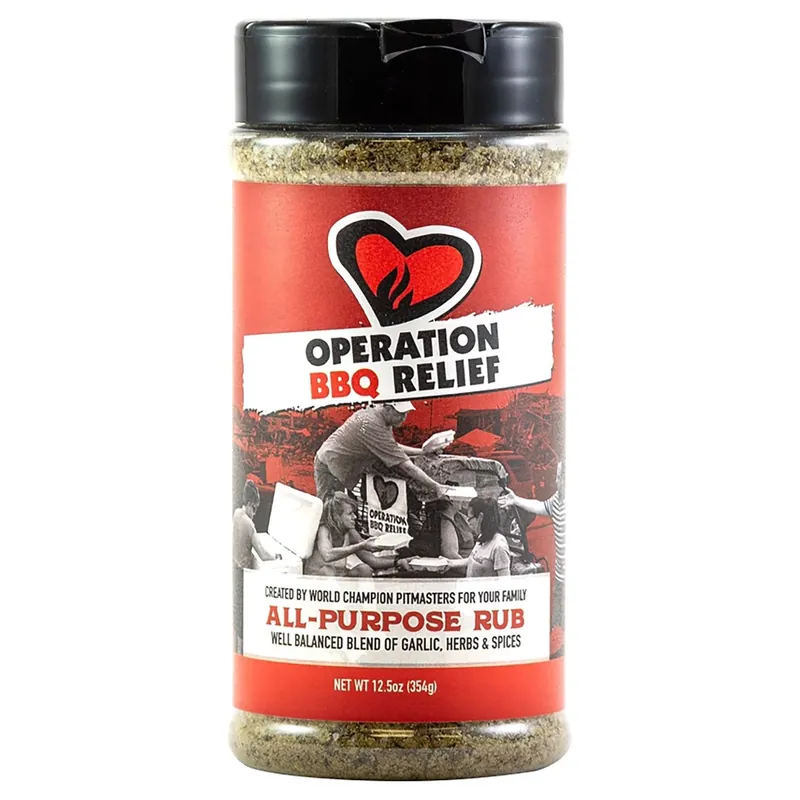 All Purpose Bbq Rub 12.5 Oz - Award Winning Flavor