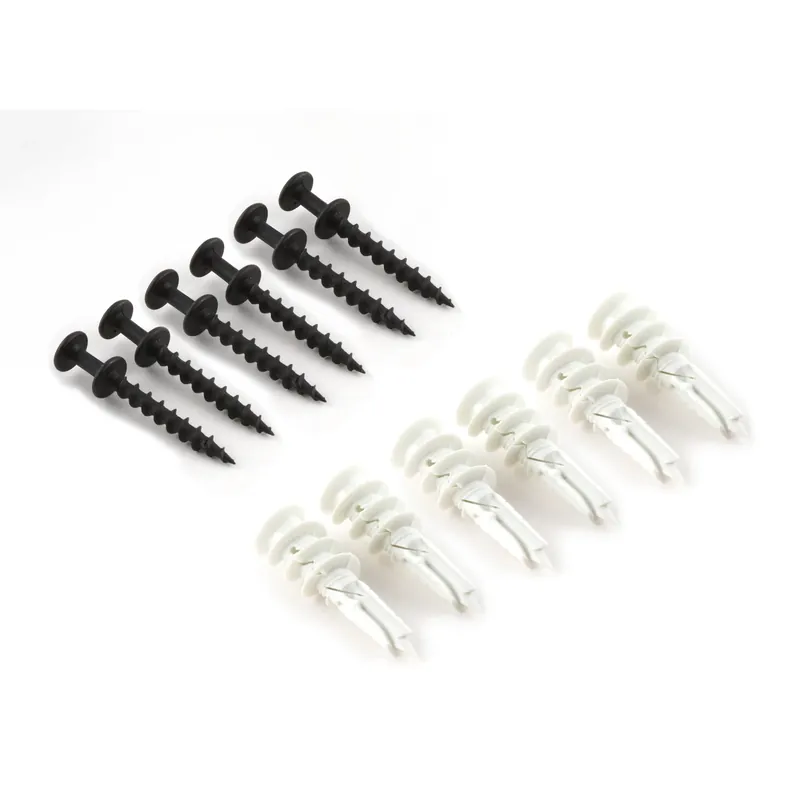Hangman Bear Claw White Self-Drilling Wall Hangers W/Anchors 100 Lb 6 Each