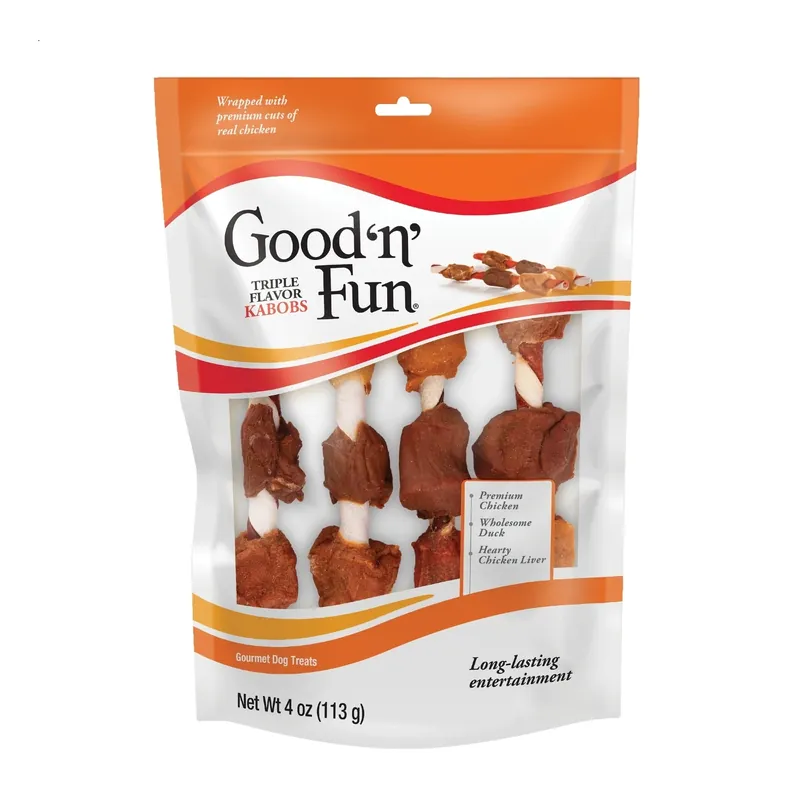 Good ‘n‘ Fun All All Ages Treats Triple Flavor Kabobs 4 Pk