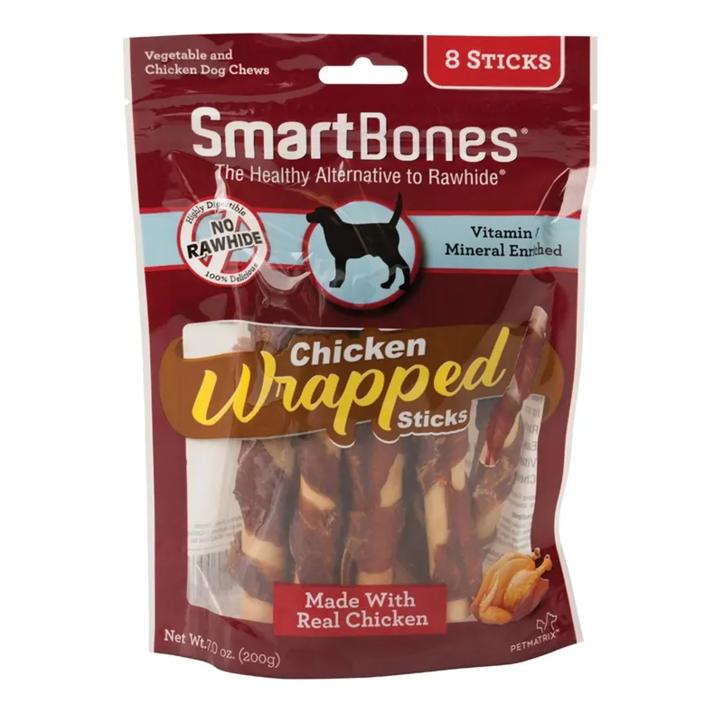 SmartBones Chicken Treats For Dogs 7 Oz 8 Pk