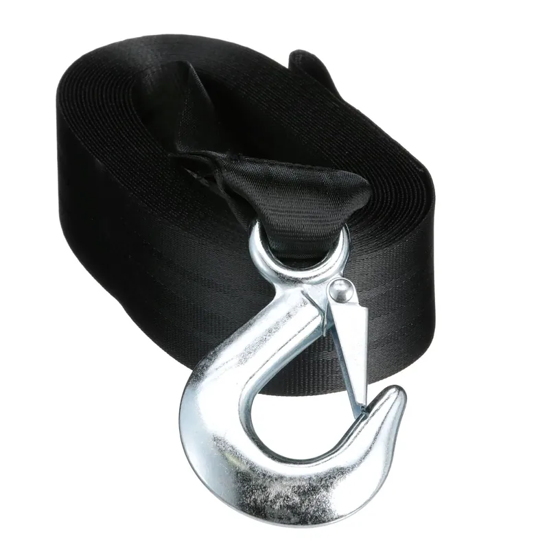 Seachoice 2 In. W X 20 Ft. L Black Winch Strap 1320 Lb 1 Pk