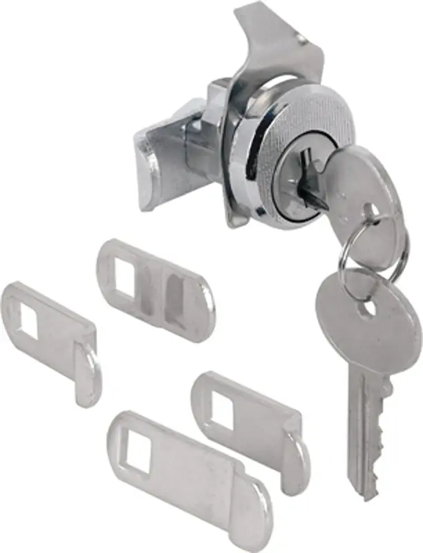 Nickel Steel Mailbox Lock With Dust Cover For Hudson Keyway