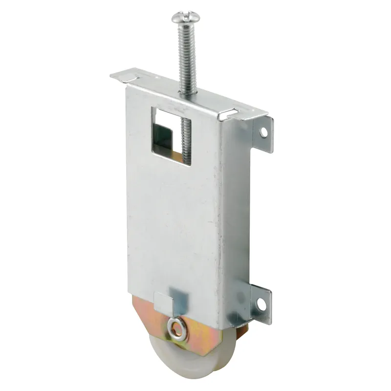 Prime-Line 1.5 In. D X 2.5 In. L Zinc-Plated Silver Steel Mirror/Wardrobe Door Roller 1 Pk