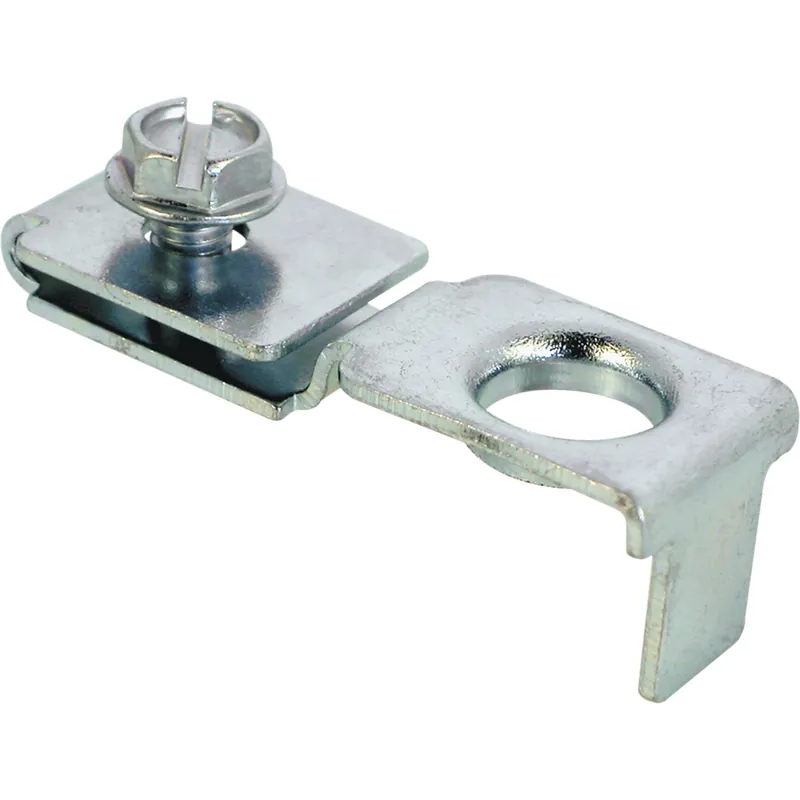 Prime-Line 0.38 In. D X 1.25 In. L Zinc-Plated Silver Steel Bracket 1 Pk