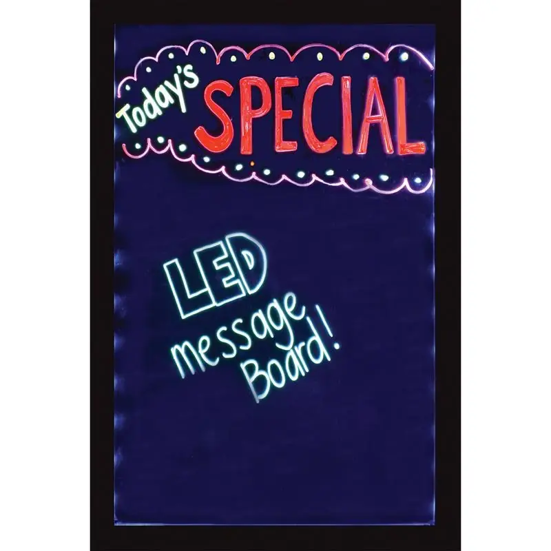 16x24 Inch Led Indoor Message Board - One-sided Plastic Sign