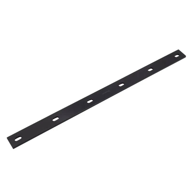 1/4 In. H X 1.50 In. W X 24 In. L Black Steel Mending Plate