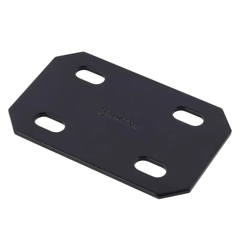 1/8 In. H X 3 In. W X 4.75 In. L Black Steel Mending Plate