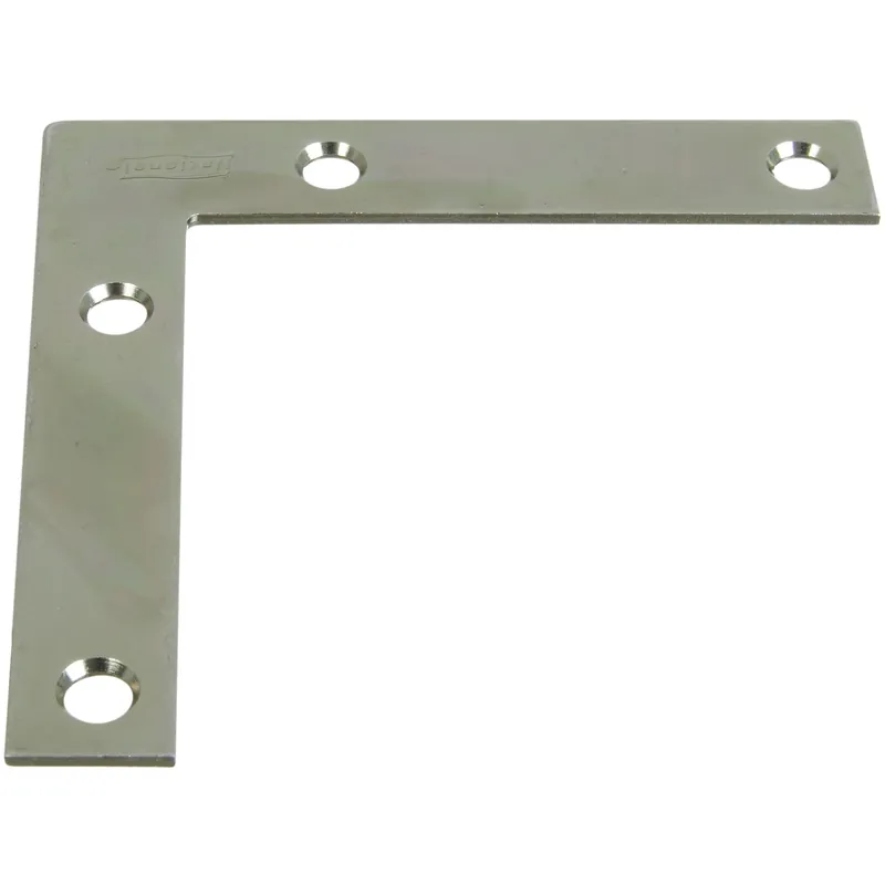 National Hardware 3-1/2 In. H X 5/8 In. W X 0.07 In. D Zinc-Plated Steel Outside Corner Brace