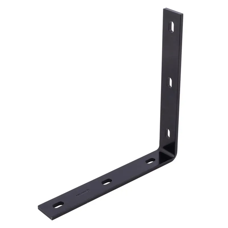 1.50 In. H X 10.25 In. W X 1/4 In. D Black Steel Inside/outside Corner Brace