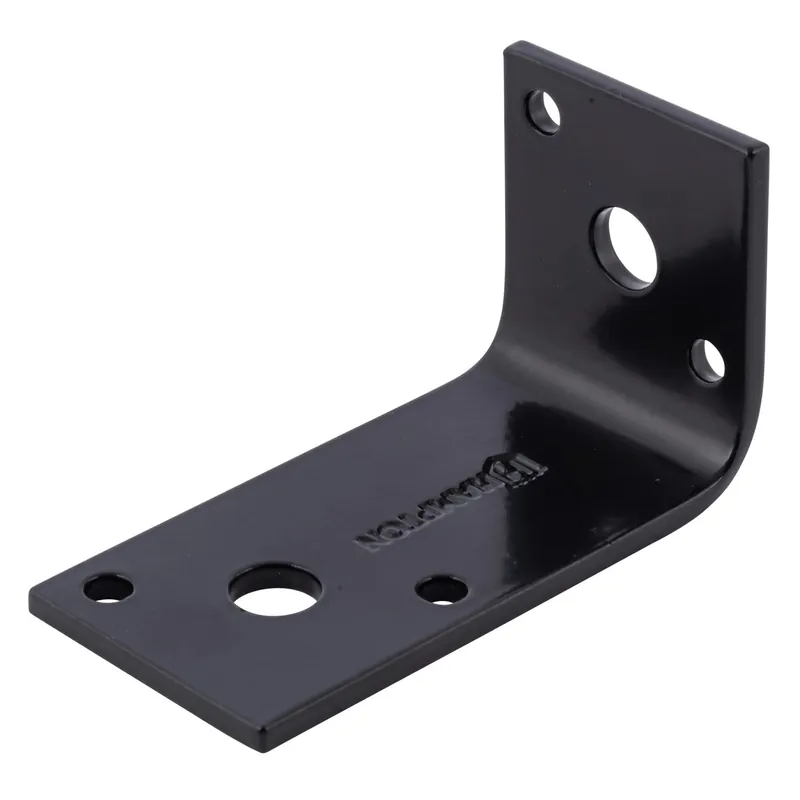 1.5 In. H X 1.67 In. W X 1/8 In. D Black Steel Inside/outside Corner Brace