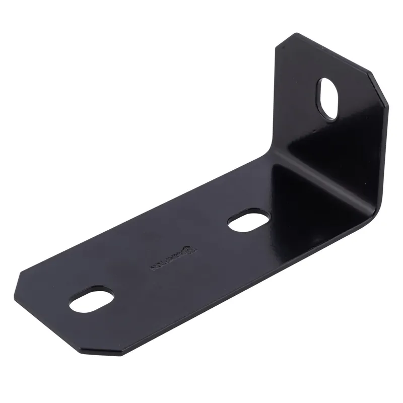 6.8 In. H X 3 In. W X 3/16 In. D Black Steel Inside/outside Corner Brace