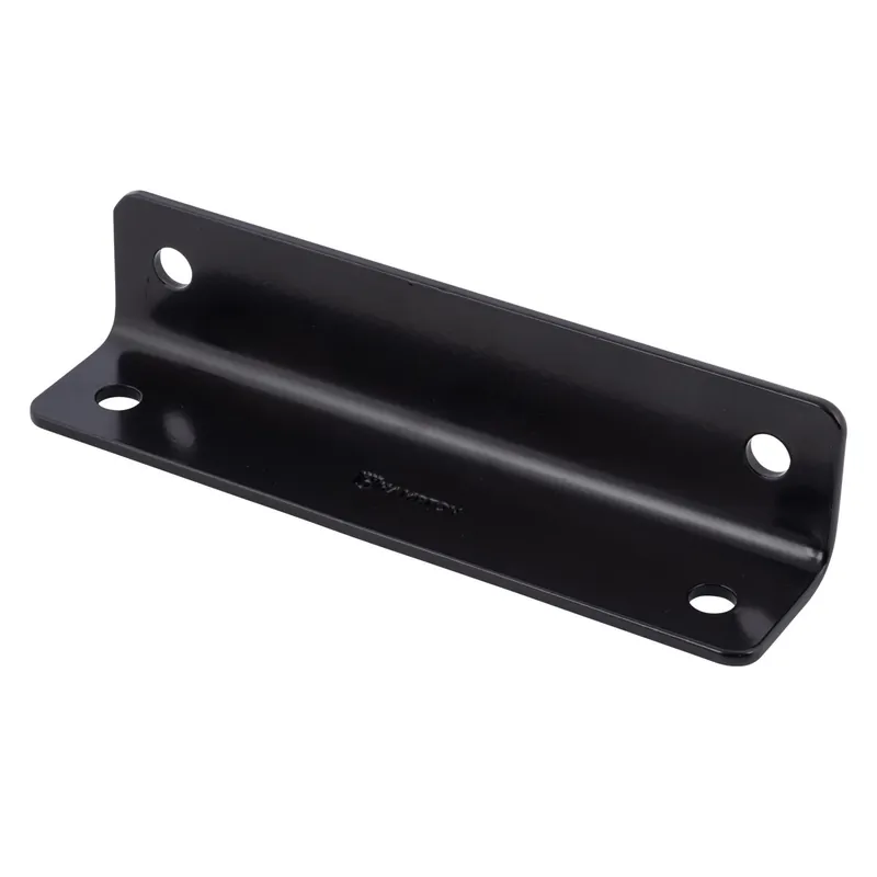 1.6 In. H X 9 In. W X 1/8 In. D Black Steel Inside/outside Corner Brace