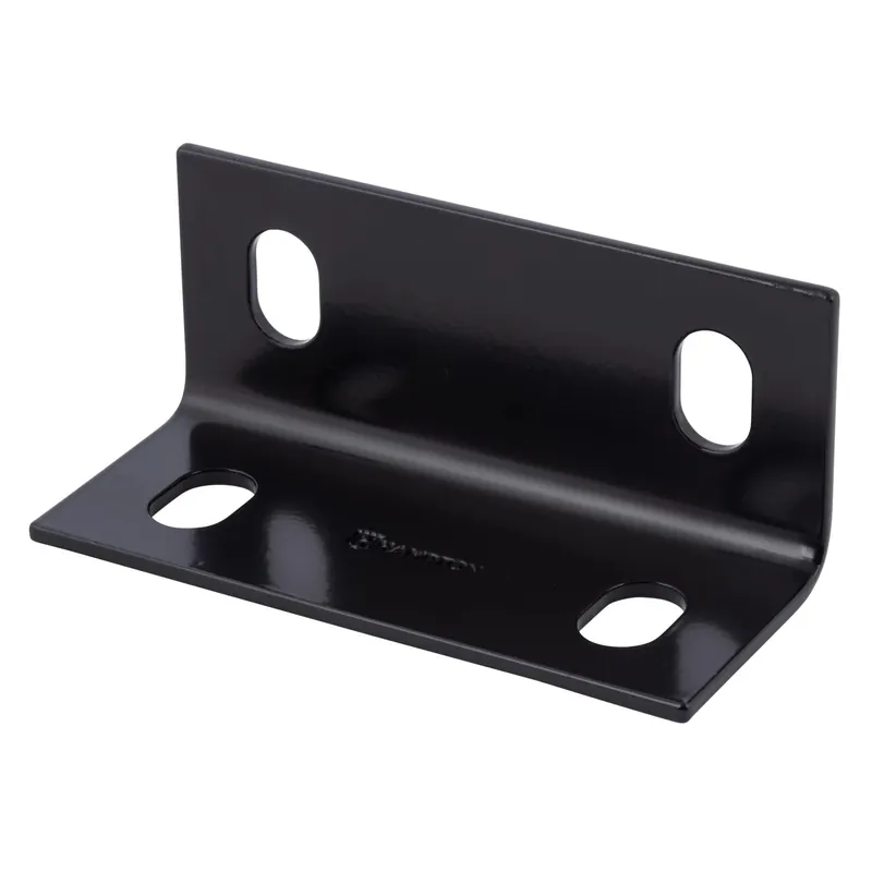 2.09 In. H X 5 In. W X 1/8 In. D Black Steel Inside/outside Corner Brace