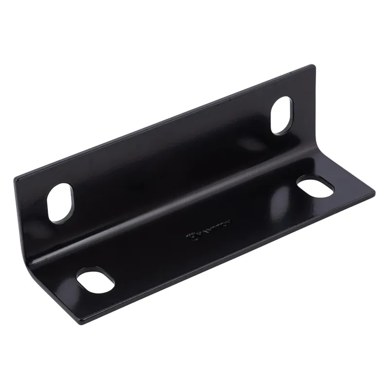 7 In. H X 2.10 In. W X 1/8 In. D Black Steel Inside/outside Corner Brace