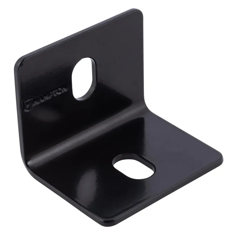 2.40 In. H X 2.40 In. W X 1/8 In. D Black Steel Square Corner Brace