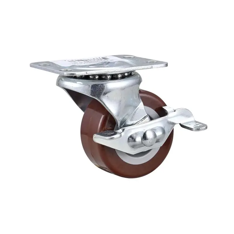 Projex 2 In. D Swivel Hard Rubber Caster 125 Lb 1 Pk
