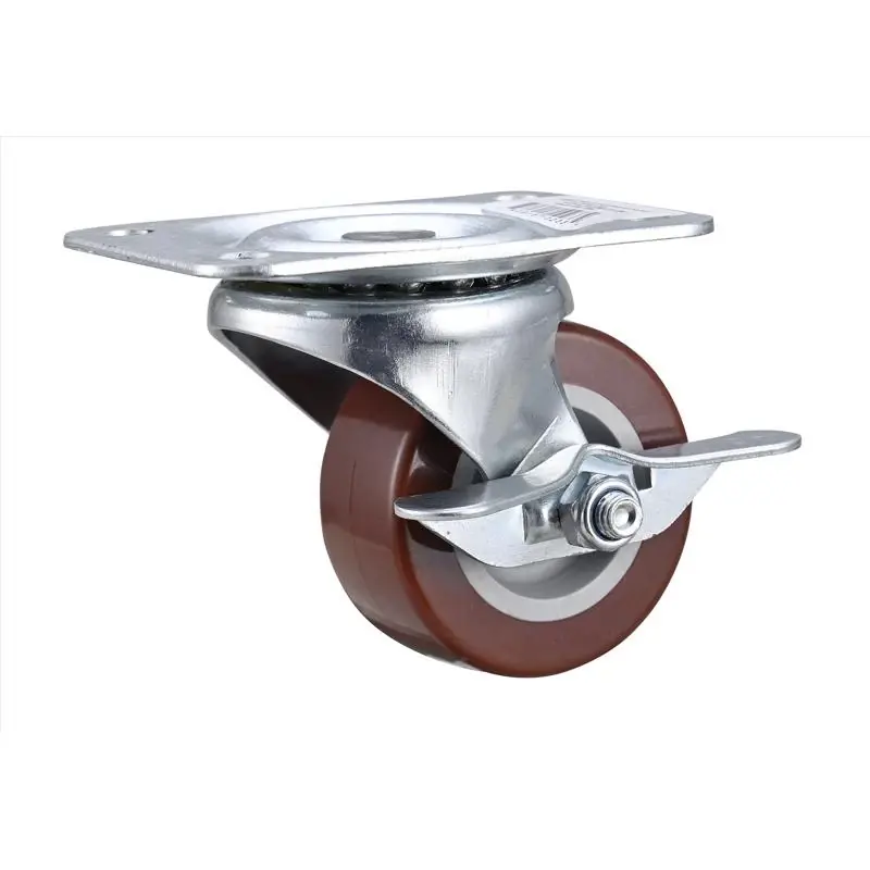Projex 2-1/2 In. D Swivel Hard Rubber Caster 125 Lb 1 Pk