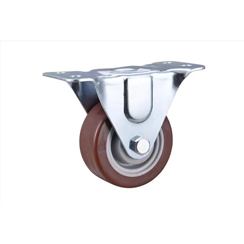 Projex 3 In. D Hard Rubber Rigid Caster 210 Lb 1 Pk