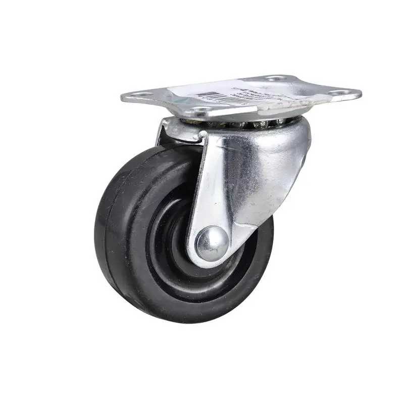 Projex 1-1/2 In. D Swivel Soft Rubber Caster 40 Lb 1 Pk