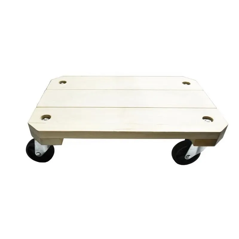HP Heavy-Duty 4-Wheel Hardwood Dolly – 360 Lb Capacity