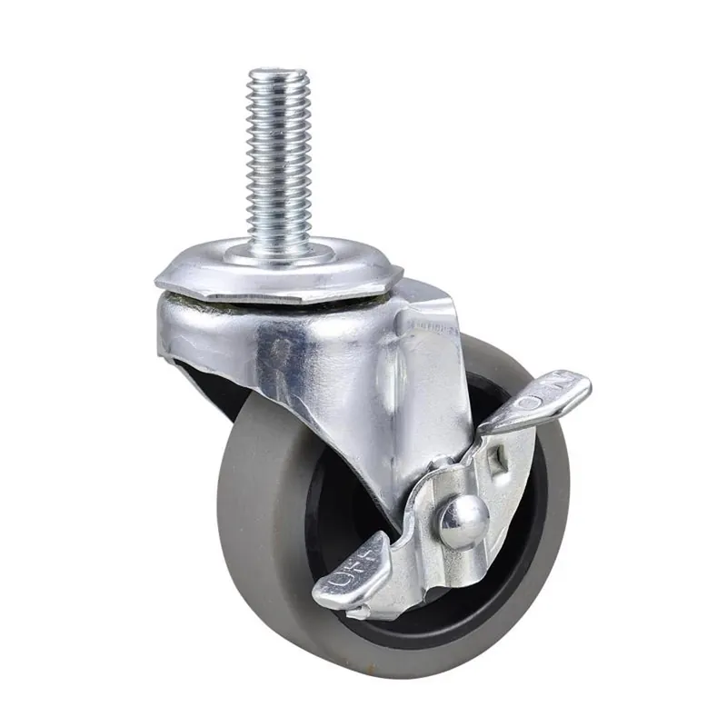 Projex 2 In. D Swivel Thermoplastic Rubber Caster 80 Lb 1 Pk