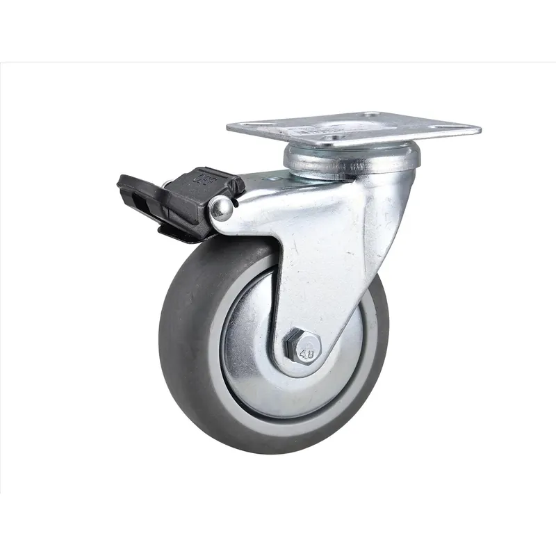 Projex 3 In. D Swivel Thermoplastic Caster 121 Lb 1 Pk