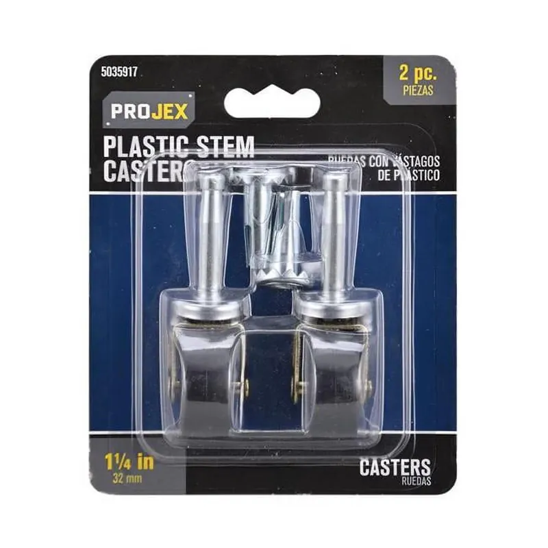 Projex 1-1/4 In. D Swivel Plastic Caster 40 Lb 2 Pk