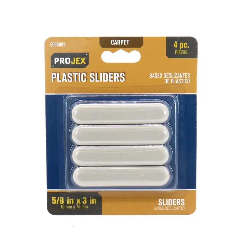 Projex Brown 1 In. Nail-On Plastic Chair Glide 4 Pk