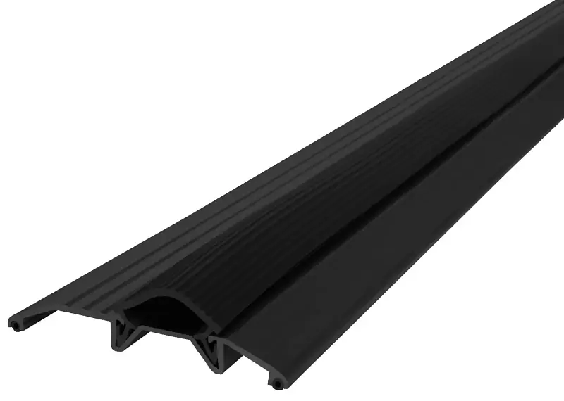 M-D Building Products 0.75 In. H X 3.75 In. W X 36 In. L Aluminum/Vinyl Deluxe Low Threshold Black
