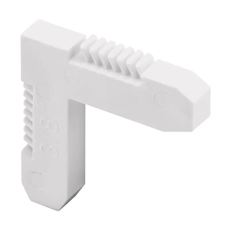 Prime-Line White Plastic 1-1/2 In. W X 1/4 In. L Screen Frame Corner 20 Pk