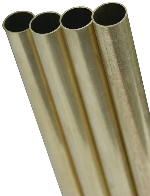 K&S 3/8 In. D X 12 In. L Round Brass Tube 1 Pk
