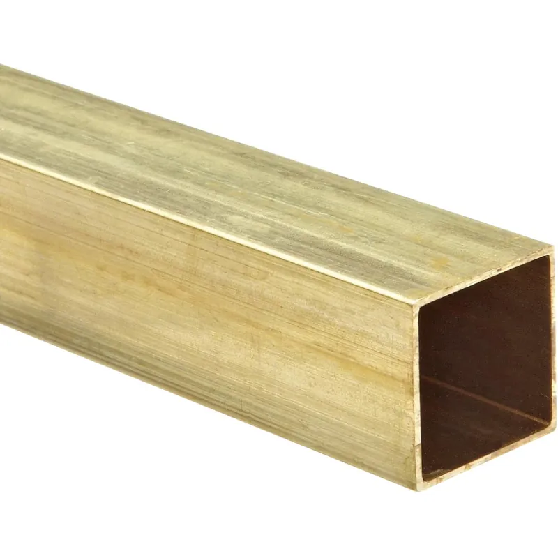 K&S 3/32 In. W X 12 In. L Square Brass Tube 2 Pk