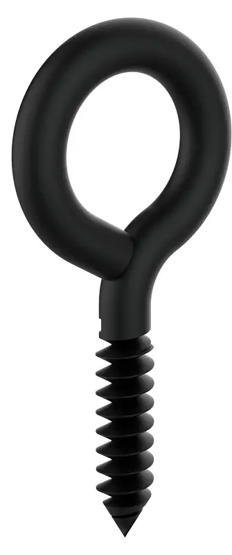National Hardware 3 In. D X 3 In. L Storm Shine Steel Lag Screw Eye 34 Lb 1 Pk