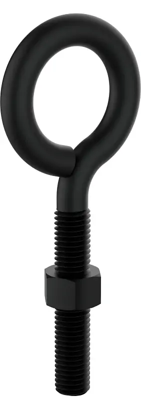 National Hardware 3/8 In. D X 4 In. L Storm Shine Steel Eye Bolt 160 Lb 1 Pk