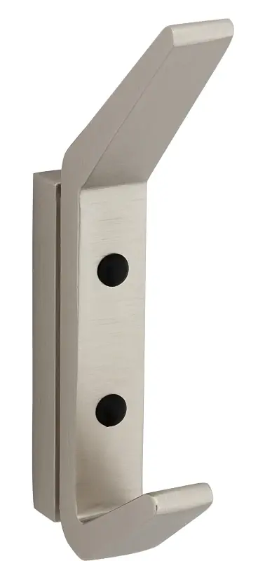 National Hardware Reed Large Satin Nickel Steel 4-3/4 In. L Hook 25 Lb 1 Pk