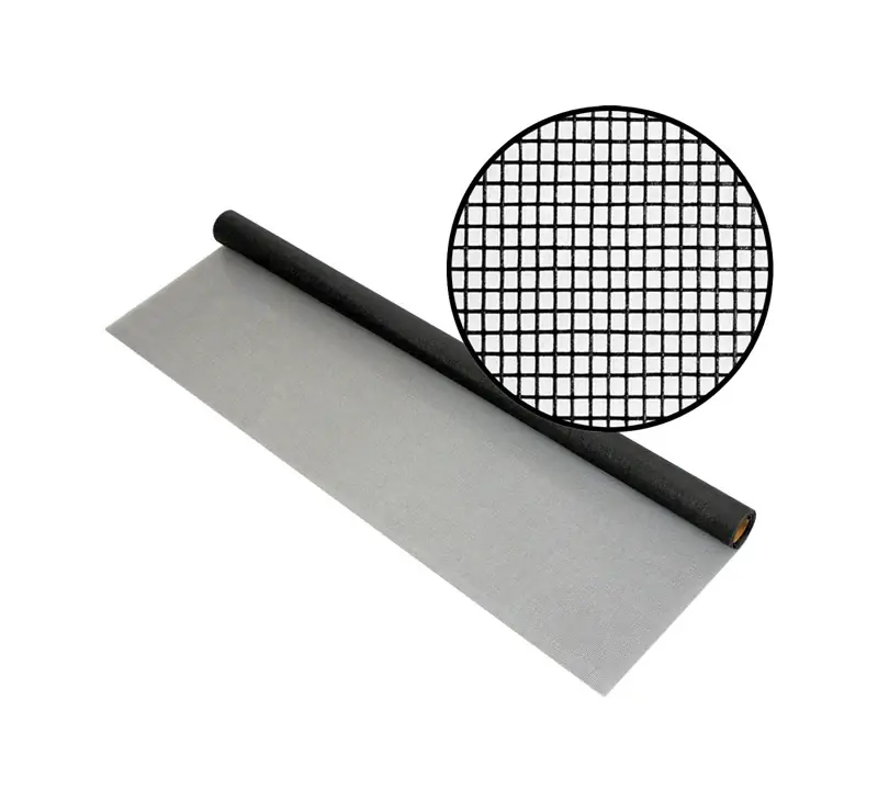 28 In. W X 84 In. L Charcoal Fiberglass Insect Screen Cloth
