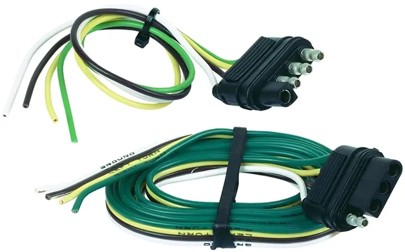 4 Flat Connector Set - Model 48215 - Weatherproof And Corrosion Resistant