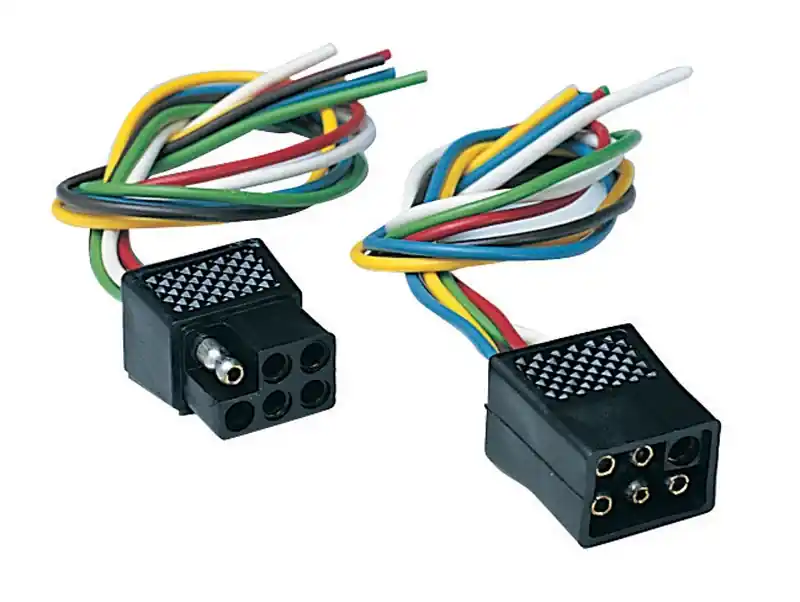 6 Pole Square Connector Set - Model 47995 For 12 Volt Systems