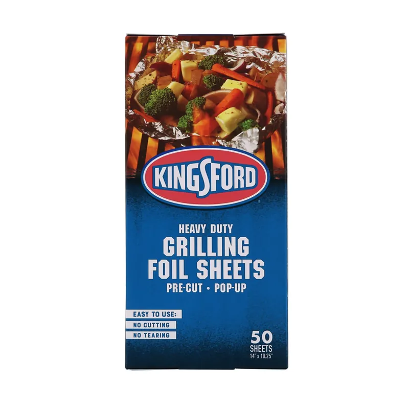 Kingsford Aluminum Grilling Foil Sheets 10.25 In. L X 14 In. W 50 Pk