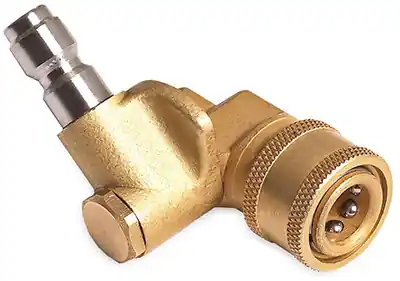 50-0208 Power Washer Pivot Coupler, 4500 Psi Quick Connect