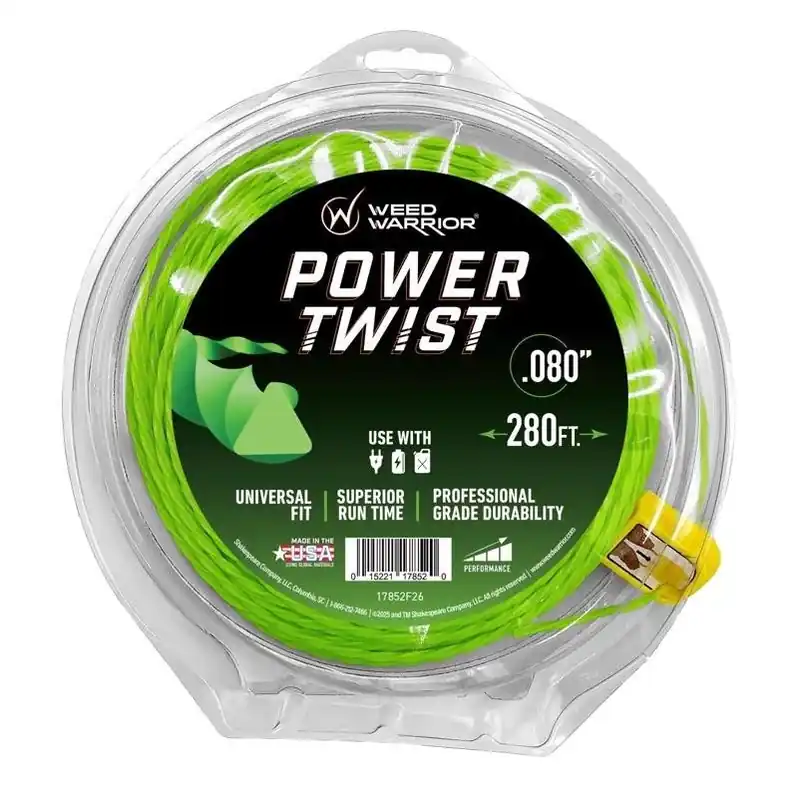 Weed Warrior 0.080‑Inch Professional‑Grade Trimmer Line – 280‑Foot Reel