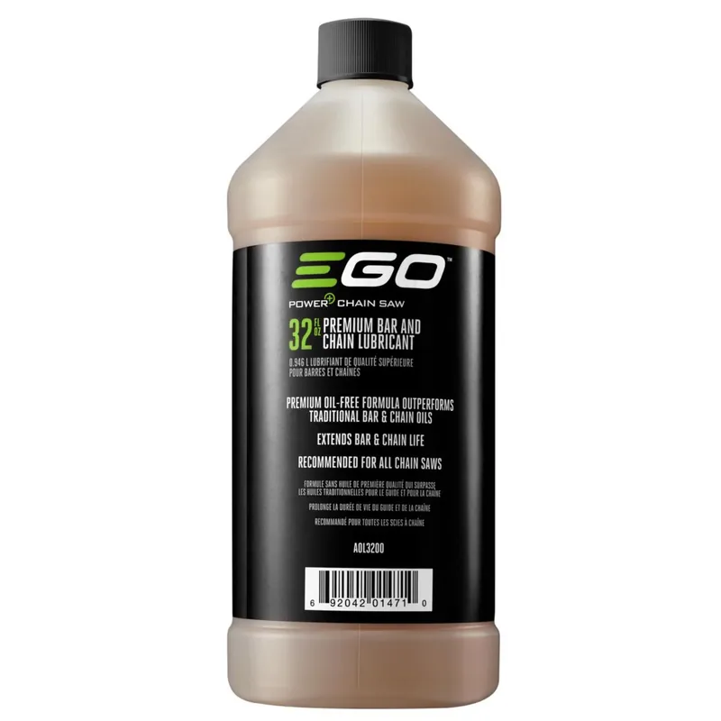 Ego Power+ 32 Fluid Ounce Bar And Chain Lubricant For Chain Saws