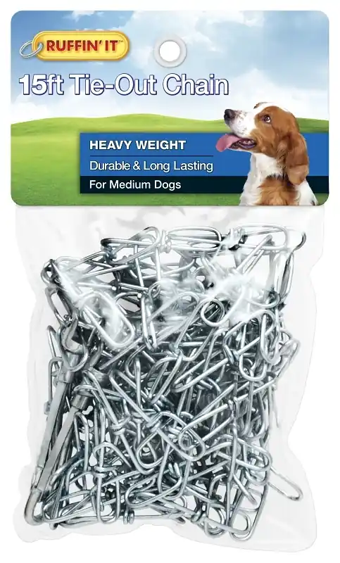 15-ft. Heavy Weight Dog Tie-out Chain, 2.5mm Thickness, Rust-resistant