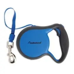 Walkabout Retractable Leash Blue Large 02396