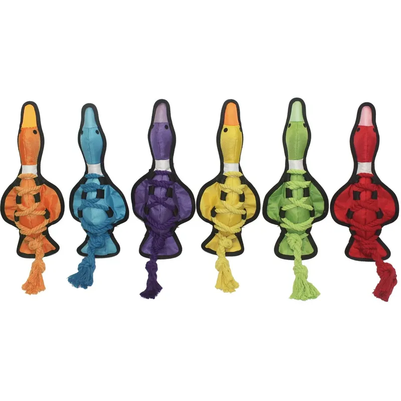 Cross-Ropes Duck Dog Toy, 11.5 In