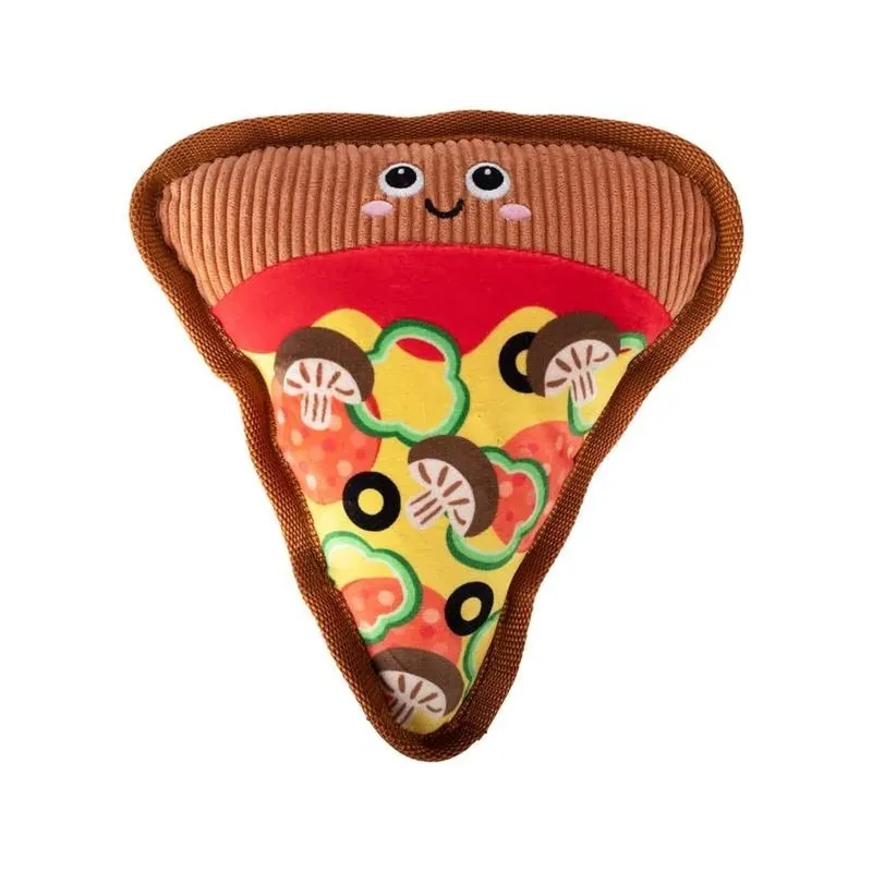 Pet Shop By Fringe Studio Cheesy Durable Multicolored Plush Dog Toy – Soft, Long‑Lasting Play