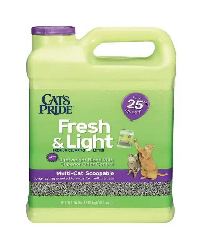 Cat Litter, Multi-Cat, Scoopable, 15-Lbs.