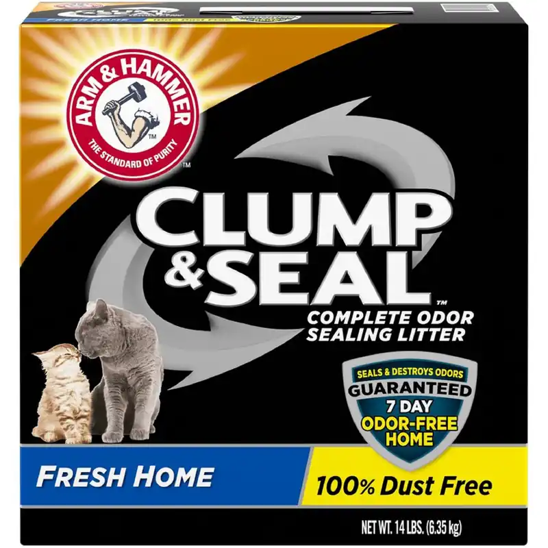 Cat Litter, Fresh Home Clump & Seal, 14-Lbs.