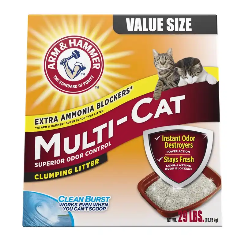 Multi Cat Clumping Cat Litter, 29 Lbs.